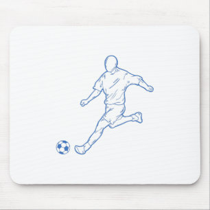 Mousepad jogador de futebol