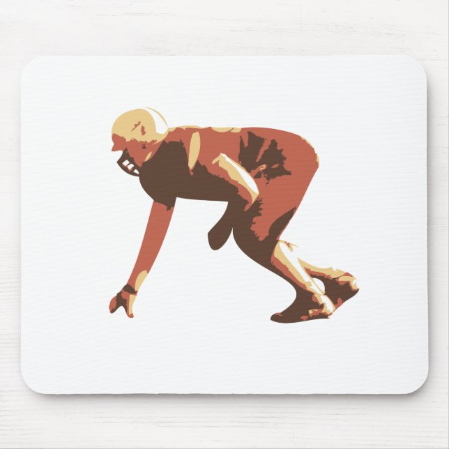Mousepad jogador de futebol americano (Frente)