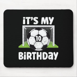 Mousepad Jogador de futebol de 10 anos de idade faz anivers