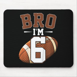 Mousepad Jogador de futebol de 6 infantil, irmão, tenho 6 a