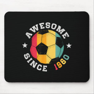Mousepad Jogador de Futebol de Aniversário 66 Anos Incrível