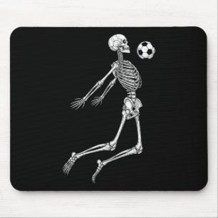 Mousepad Jogador de Futebol Esqueleto Peito Ll Meio do Ar F