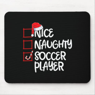 Mousepad Jogador de futebol malvado de boa diversão jogador