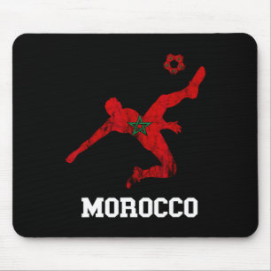 Mousepad Jogador de Futebol Marroquino Orgulho Marroquino B