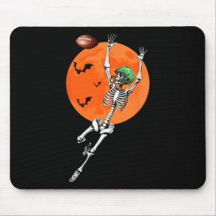 Mousepad Jogador de Futebol no Halloween Esqueleto