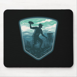 Mousepad Jogador de Golfe de Disco Frisbee Golfista Golfe R