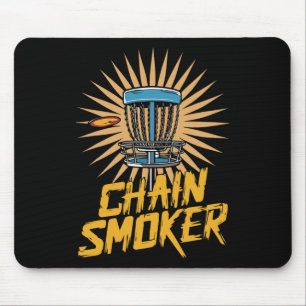 Mousepad Jogador de Golfe de Disco Golfeador Fumante Enfurn