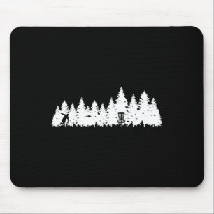 Mousepad Jogador de Golfe de Disco Retro Vintage Frisbee Go