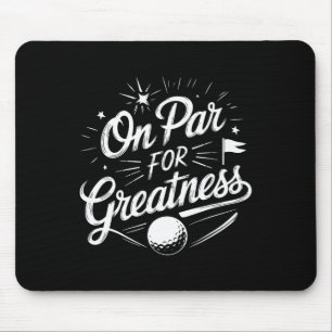 Mousepad Jogador de Golfe Dentro do Padrão para a Grandeza