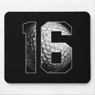 Mousepad Jogador de Golfe do Aniversário do 16 Anos Golf
