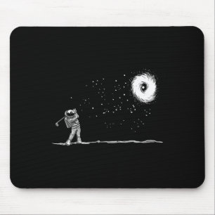 Mousepad Jogador de Golfe Espacial Astronauta Divertido Gal