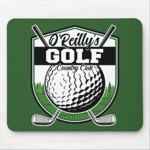 Mousepad Jogador de Golfe Personalizado Pro Golf Country Cl