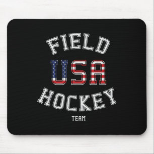 Mousepad Jogador de Hóquei em Campo da American Flag Usa co