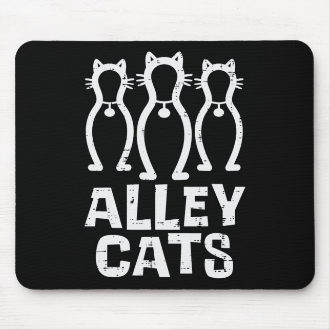 Mousepad Jogador De Humor De Bowler Da Equipe De Gatos De b (Frente)