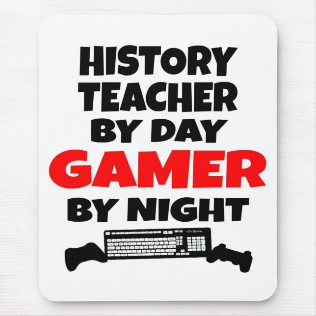 Mousepad Jogador de Professores de História (Frente)