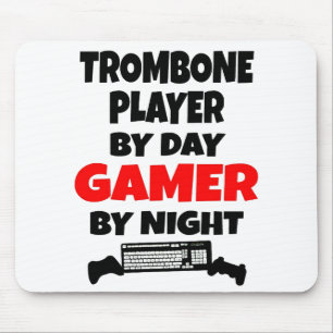 Mousepad Jogador de Trombone do Gamer