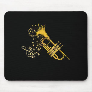Mousepad Jogador de Trompete Jazz Música Presente Grande T