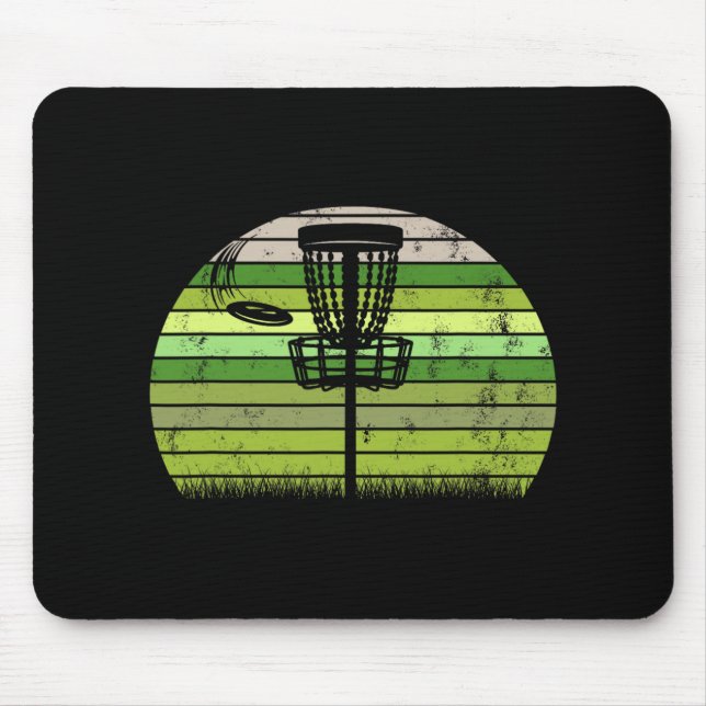 Mousepad Jogador de Ultimate Frisbee Frolf Disco Golfe Disc (Frente)