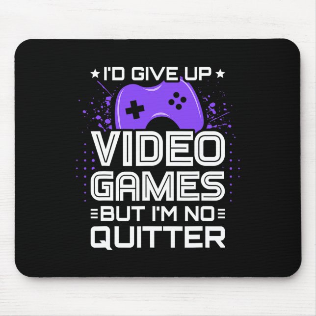 Mousepad Jogador De Vídeo Engraçado - Jogos De Console De P (Frente)