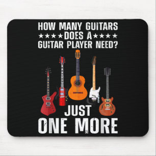 Mousepad Jogador De Violão Engraçado Arte Para Homens Mulhe