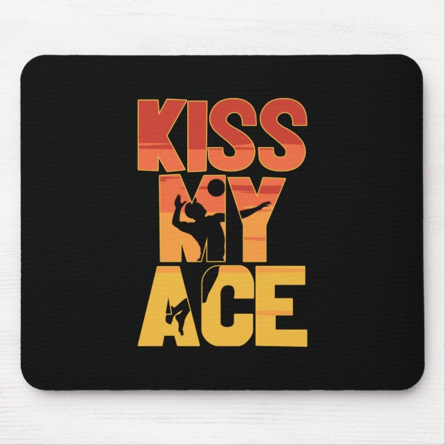 Mousepad Jogador de Voleibol | Beijo Meu Áce (Frente)