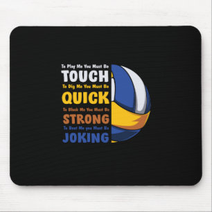 Mousepad Jogador de Voleibol   Deve Ser Forte