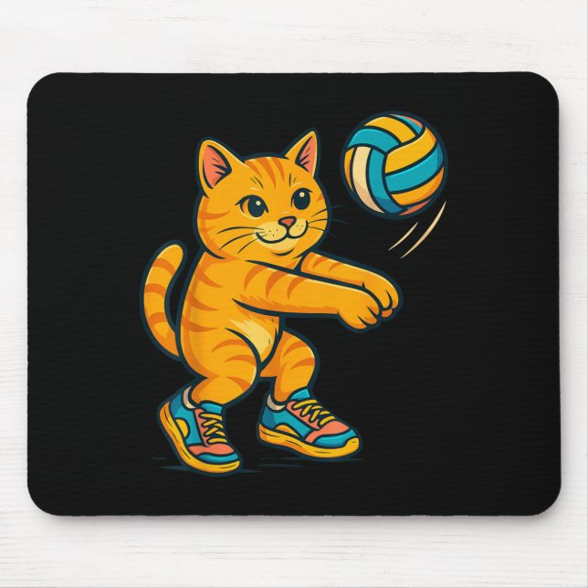 Mousepad Jogador de Voleibol Encantador de Adolescentes T (Frente)