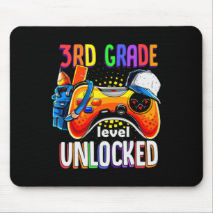 Mousepad Jogador De Volta Para A Escola Gamepad 3º Nível