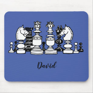 Mousepad Jogador de Xadrez
