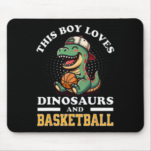 Mousepad Jogador Dinossauro T Rex Sketll Homens Crianças Ad