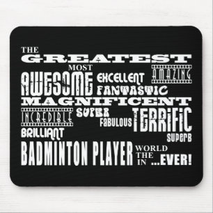 Mousepad Jogador do Badminton dos melhores jogadores do