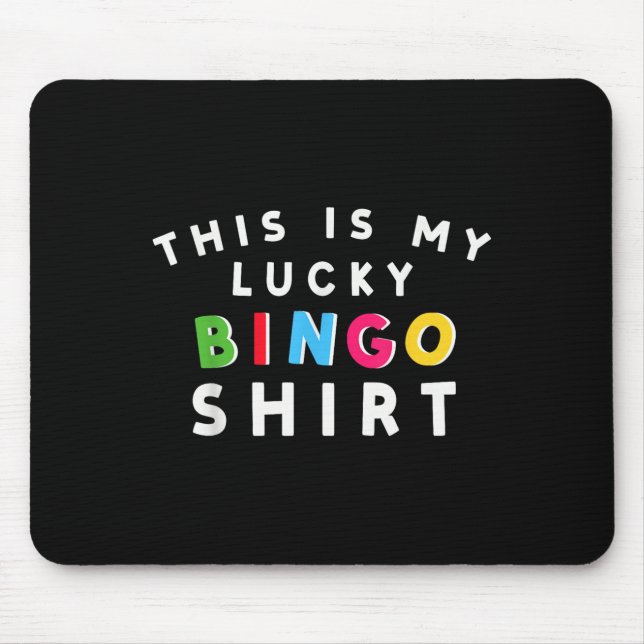Mousepad Jogador do Bingo Sortudo (Frente)