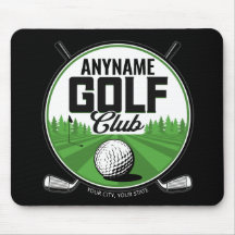 Jogador do Clube Golf Pro Golf, nome personalizado