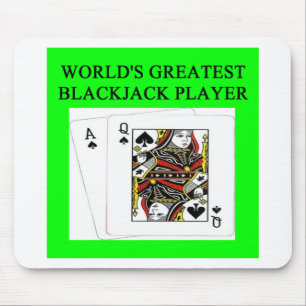 Mousepad Jogador do jogo do VINTE-E-UM 21