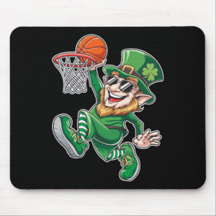 Mousepad Jogador engraçado do Dia de São Patrício Sketll Le