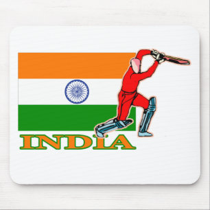 Mousepad Jogador indiano do grilo
