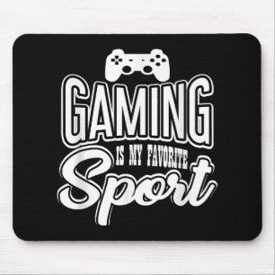 Mousepad Jogador - Jogos É Meu Esporte Favorito