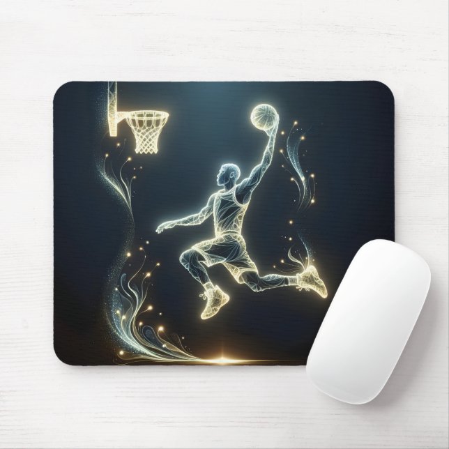Mousepad Jogador Neon Basball (Com mouse)