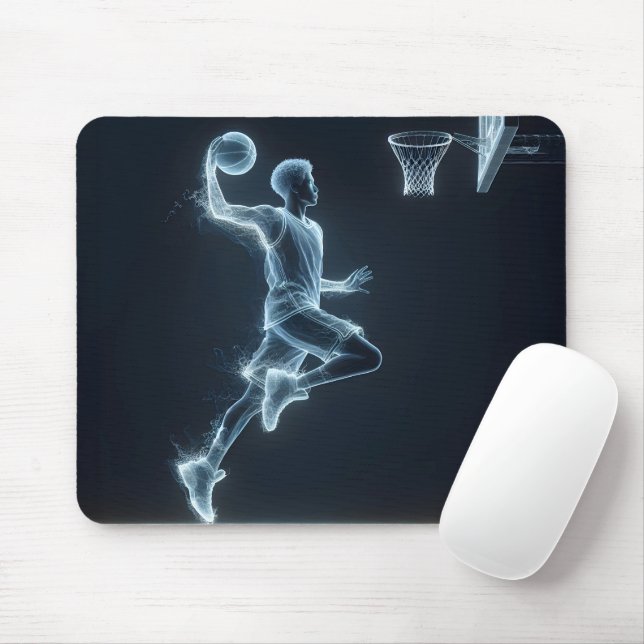 Mousepad Jogador Neon Basball (Com mouse)
