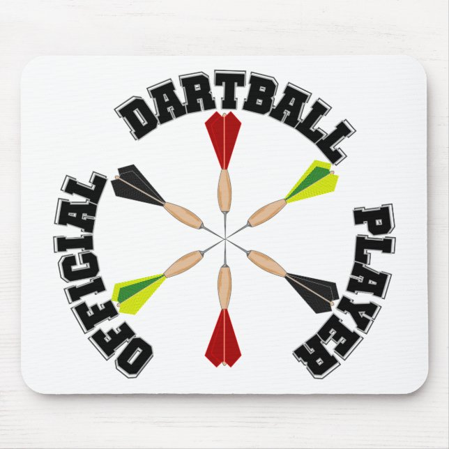 Mousepad Jogador Oficial Dartball (Frente)