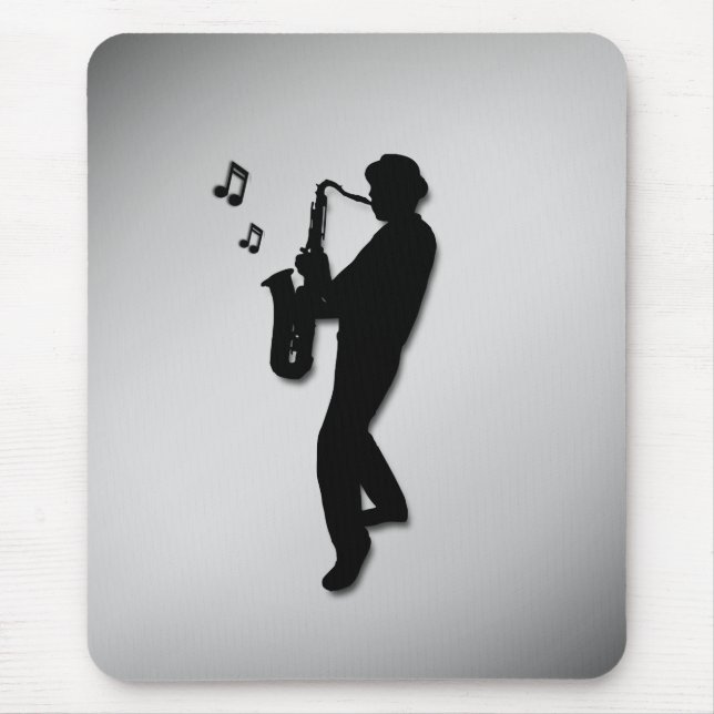 Mousepad Jogador saxofone (Frente)