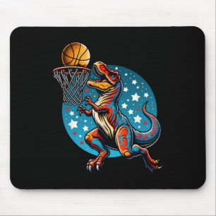 Mousepad Jogador Sketll T-rex Dinossauro 
