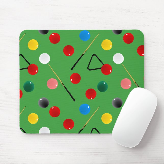 Mousepad Jogador Snooker (Com mouse)