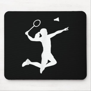 Mousepad Jogadora de Badminton Feminina