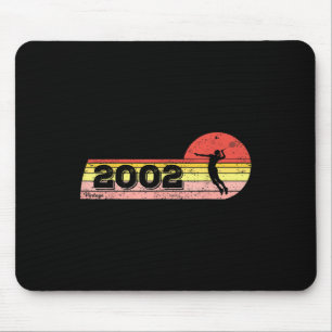 Mousepad Jogadora de badminton nascida em 2002 Aniversário