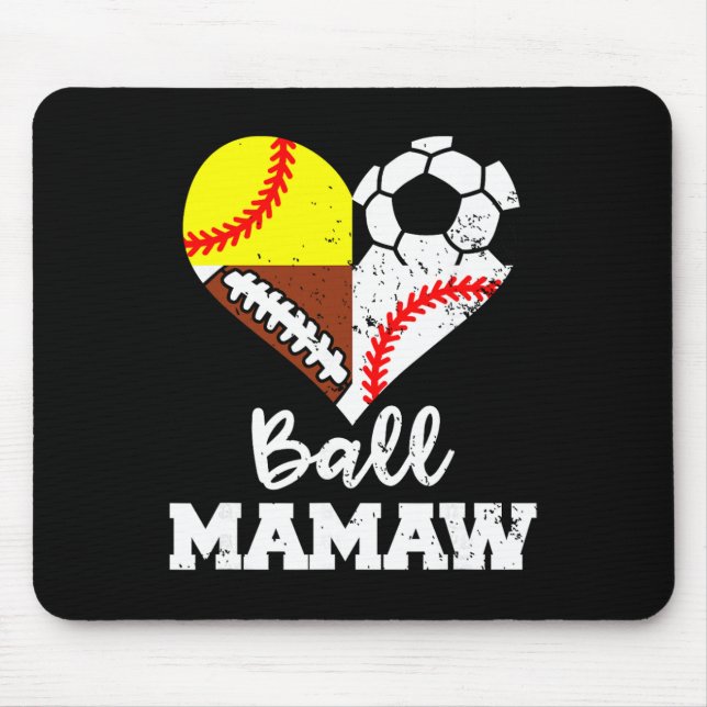 Mousepad Jogadora de Futebol Futebol Americano Beisebol Sof (Frente)
