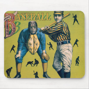 Mousepad Jogadores de beisebol do Vintage Sports