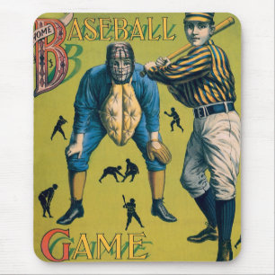 Mousepad Jogadores de beisebol do Vintage Sports