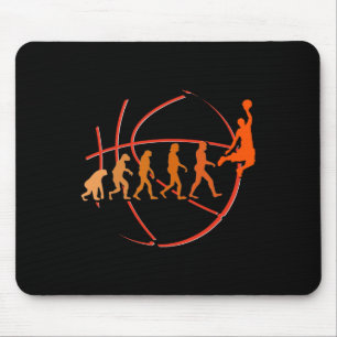 Mousepad Jogadores de Bola de Jogadores de Basquete Evoluci
