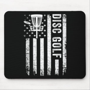 Mousepad Jogadores de Disco de Golfe da Bandeira Americana